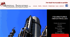 Desktop Screenshot of mondial-industrie.com